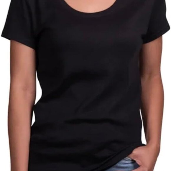 KIRKLAND Signature Women's Scoop Neck Short Sleeve Pima Cotton Tee NWT Size 3X - Picture 3 of 4